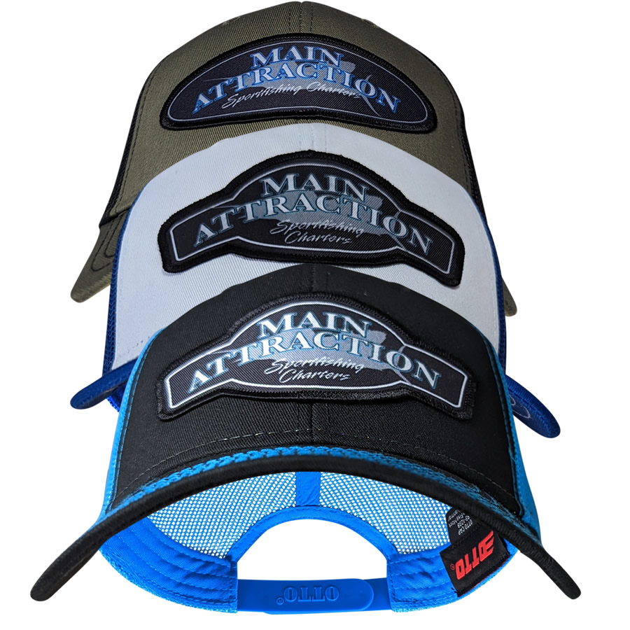 Sailfish Trucker Hat – Main Attraction Fishing Gear